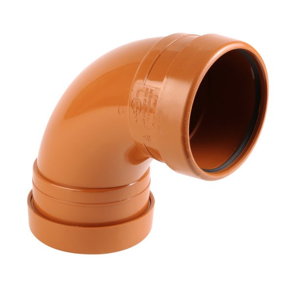 110mm x 90 deg Double Socket Bend 110mm x 90 deg Double Socket Bend