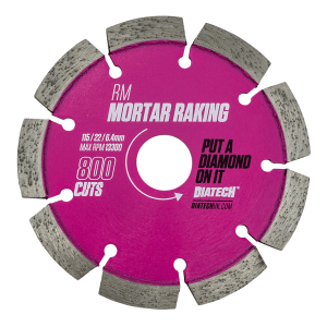 800 CUT MORTAR RAKING DIAMOND BLADE