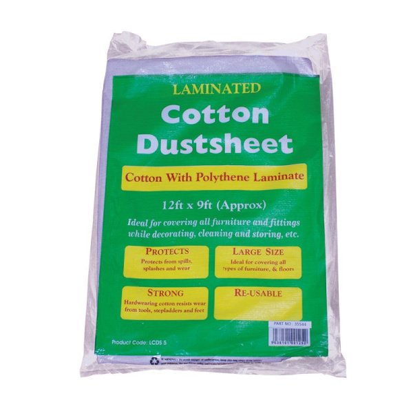 LAMINATED COTTON DUST SHEETS