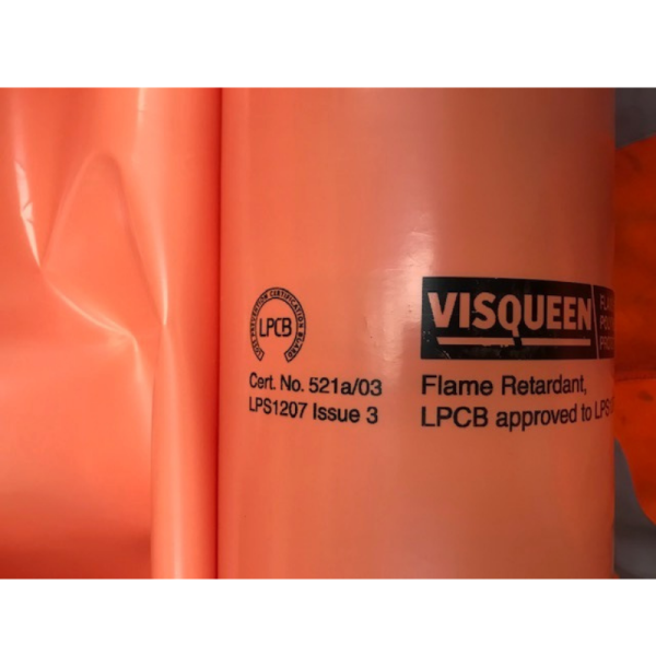 Polythene Sheeting 4m X 25m Orange LPS 1207 1