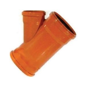 160mm x 110mm 45 deg triple socket junction