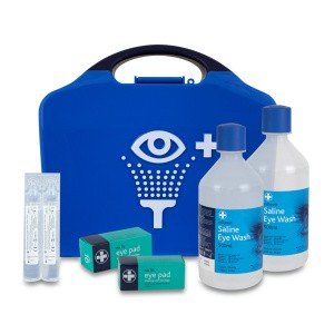 blue eyewash kit
