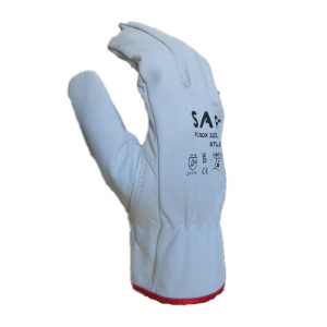 grained sheep leather driver gloves safet supplies
