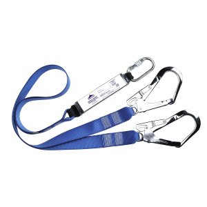 Double Webbing 1.8m Lanyard With Shock Absorber - Image 1