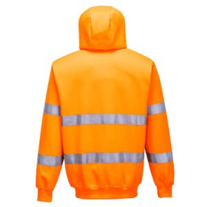 Hi-Vis Zipped Hoodie - Image 4