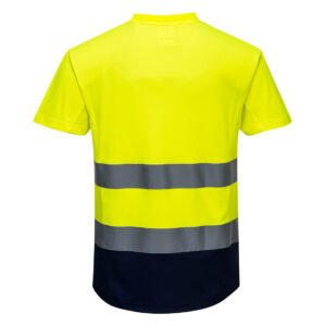 Hi-Vis Contrast Mesh Insert T-Shirt S/S - Image 4