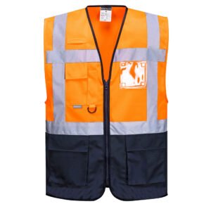 Warsaw Hi-Vis Contrast Executive Vest - Image 8