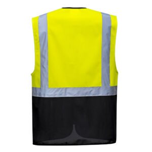 Warsaw Hi-Vis Contrast Executive Vest - Image 6