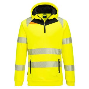 DX4 Hi-Vis 1/4 Zip Hoodie - Image 3