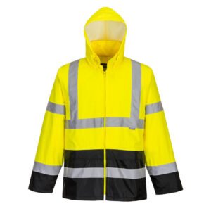 Hi-Vis Contrast Classic Rain Jacket - Image 4