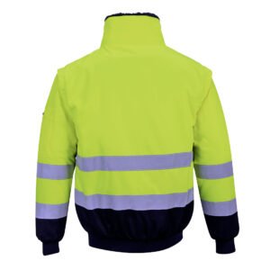 Hi-Vis 3-in-1 Contrast Pilot Jacket - Image 4