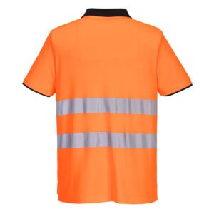 PW2 Hi-Vis Cotton Comfort Polo Shirt S/S - Image 4