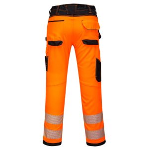 PW3 Hi-Vis Lightweight Stretch Work Trousers - Image 3