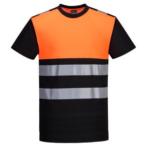 PW3 Hi-Vis Cotton Comfort Class 1 T-Shirt S/S - Image 3