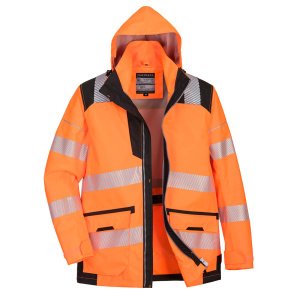 PW3 Hi-Vis Breathable 5-in-1 Jacket - Image 3