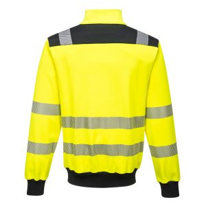 PW3 Hi-Vis Zip Sweatshirt - Image 3