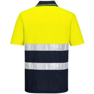 Hi-Vis Lightweight Contrast Polo Shirt S/S - Image 4