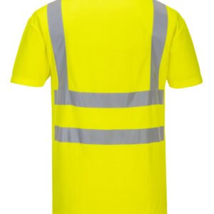 Hi-Vis Cotton Comfort Mesh Insert T-Shirt S/S - Image 4