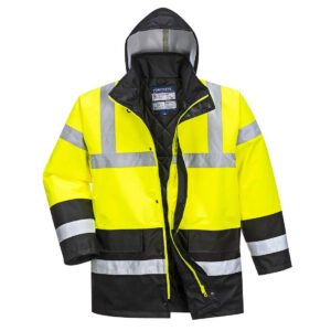 Hi-Vis Contrast Winter Traffic Jacket - Image 4