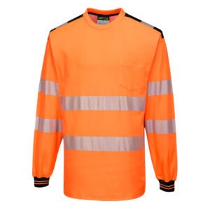 PW3 Hi-Vis Cotton Comfort T-Shirt L/S - Image 5