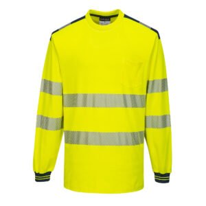 PW3 Hi-Vis Cotton Comfort T-Shirt L/S - Image 7