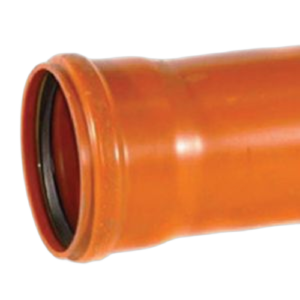 110mm x 3mtr Single Socket Pipe