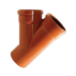 110mm x 45 deg Double Socket Junction