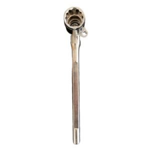 Bi-Hex Spanner Flat Handle with Swivel Ring - Image 1