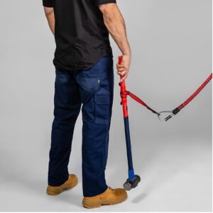 GRIPPS Bungee Tether Dual-Action Carabiner - 18kg - Image 3