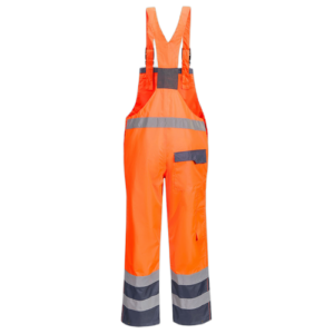 Hi-Vis Breathable Contrast Rain Bib and Brace - Image 6