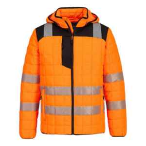 PW3 Hi-Vis Square Baffle Jacket - Image 3