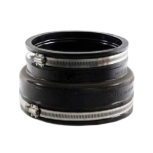 110mm Plastic > 4" Clay Flexible Adaptor Coupling