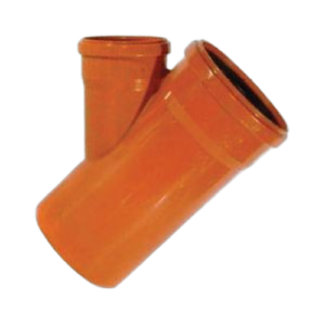 160mm x 110mm 45 deg Double Socket Junction
