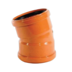 110mm x 15 deg Double Socket Bend