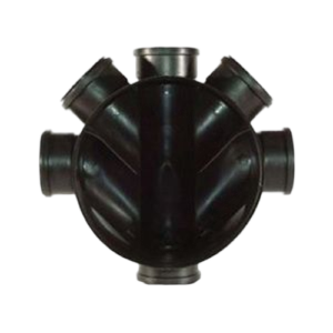 460mm dia Chamber Base c/w 160mm inlets/outlets