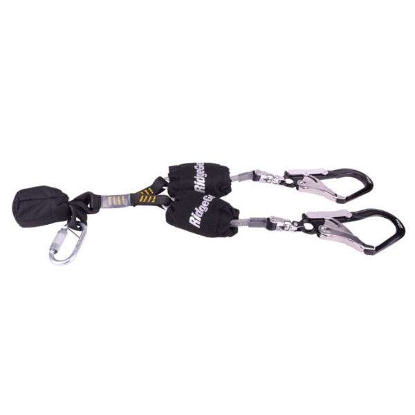 Ridgegear – RGL28 – Chaser Twin Leg Self Retracting Lanyard - Scaffolding Supplies | MPS Construction Supplies