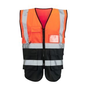 Supertouch Hi Vis 2 Tone Executive Vest - Image 7