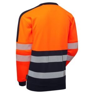 Essentials Hi-Vis Eco CottonCool 2-Tone Sweatshirt - Image 3
