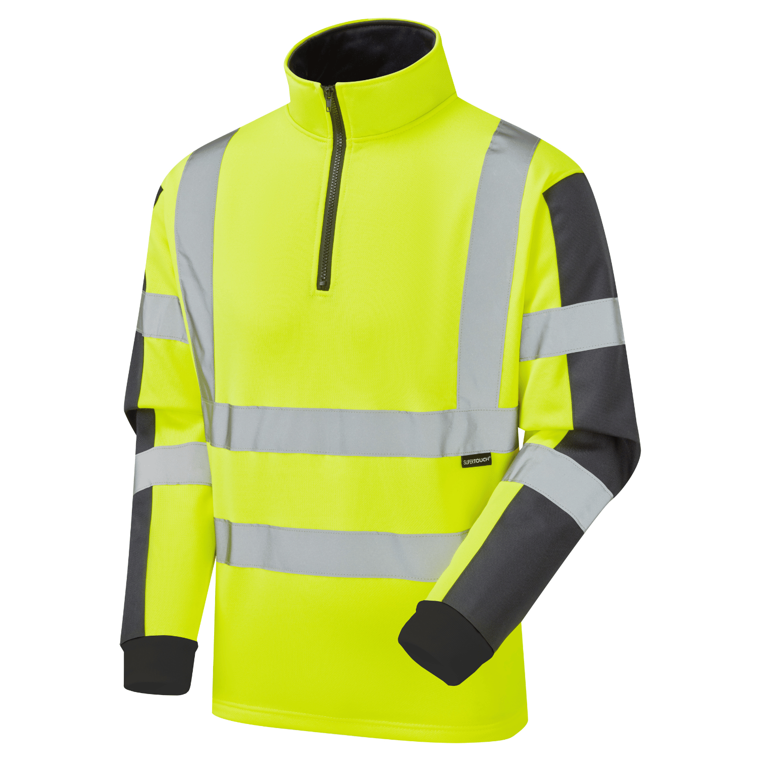 Supertouch Hi Vis 2 Tone Rugby Shirt - MPS Construction Supplies