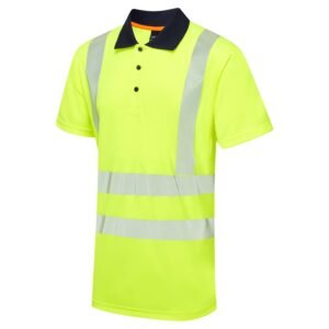 Essentials Hi-Vis Eco CoolMax Polo - Image 3
