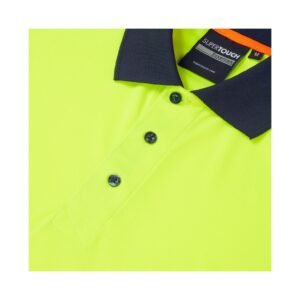 Essentials Hi-Vis Eco Coolair 2 Tone Polo Shirt - Image 5