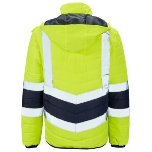 Supertouch Hi Vis 2 Tone Puffer Jacket - Image 4