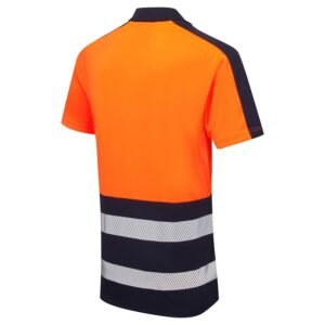 Essentials Hi-Vis Eco Coolair 2 Tone Polo Shirt - Image 13