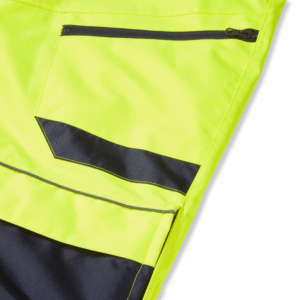 System Hi-Vis Eco Thermal Waterproof Trouser with Shoulder Straps - Image 5