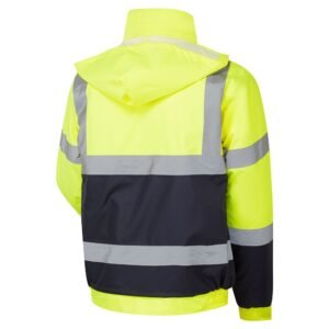 Supertouch Hi Vis 2 Tone Bomber Jacket - Image 4