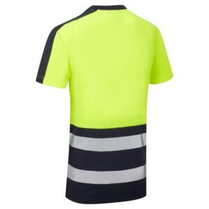 Essentials Hi Vis Eco CoolAir 2 Tone T-Shirt - Image 6