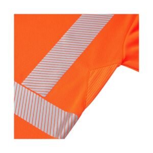 Essentials Hi-Vis Eco CoolMax Long Sleeve Polo - Image 10