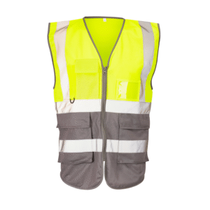 Supertouch Hi Vis 2 Tone Executive Vest - Image 4