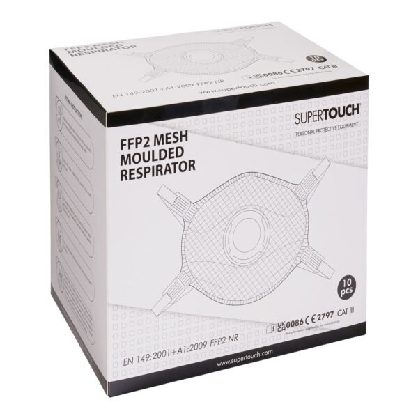 SUPERTOUCH FFP2 MOULDED MESH MASK - Disposable Respirators | MPS Construction Supplies