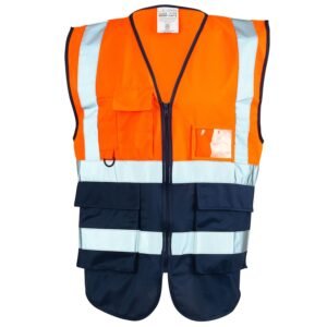 Supertouch Hi Vis 2 Tone Executive Vest - Image 5